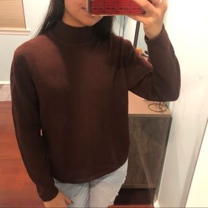 Vintage Brown Turtleneck